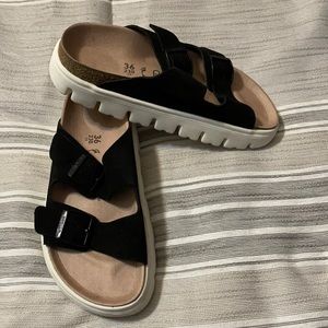 Birkenstock Papillio platform Arizona slides